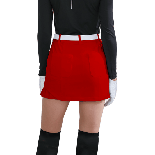 GoPlayer Women's Elastic Waist Golf Skirt