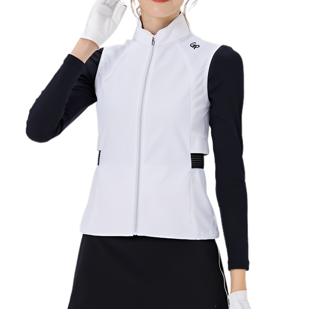 GoPlayer Women's Golf Waterproof Sports Vest (White)