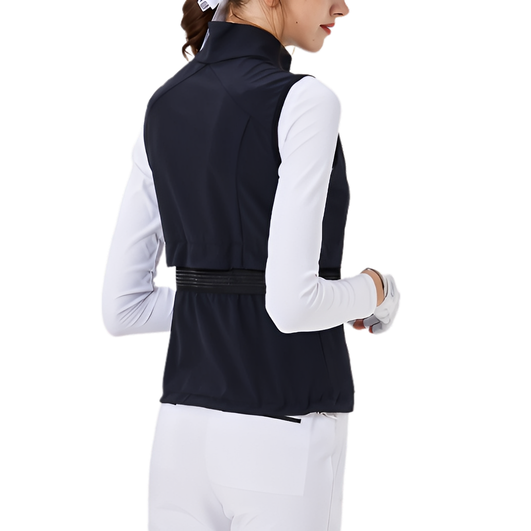 GoPlayer Women's Golf Waterproof Sports Vest (Black)