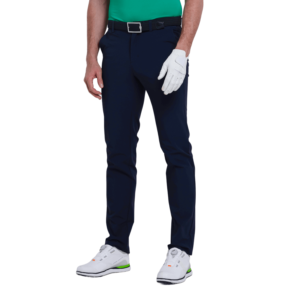 GoPlayer男吸濕排汗高爾夫長褲(藏青)2025