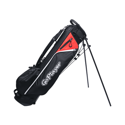 GoPlayer Golf Lightweight Tripod Bag (Black and Orange)