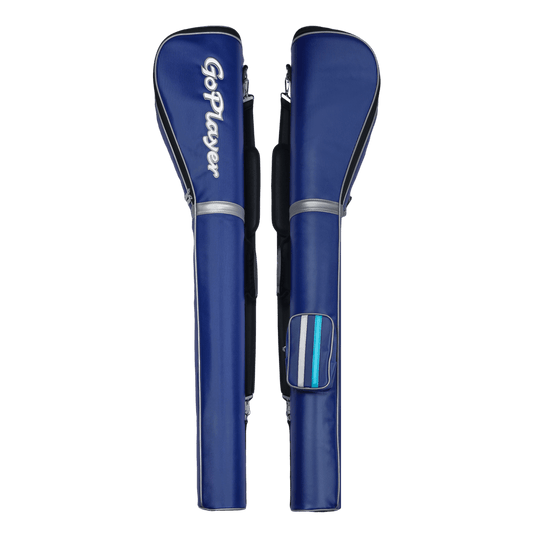 GoPlayer Golf Straight Practice Bag (Shell Leather Blue)