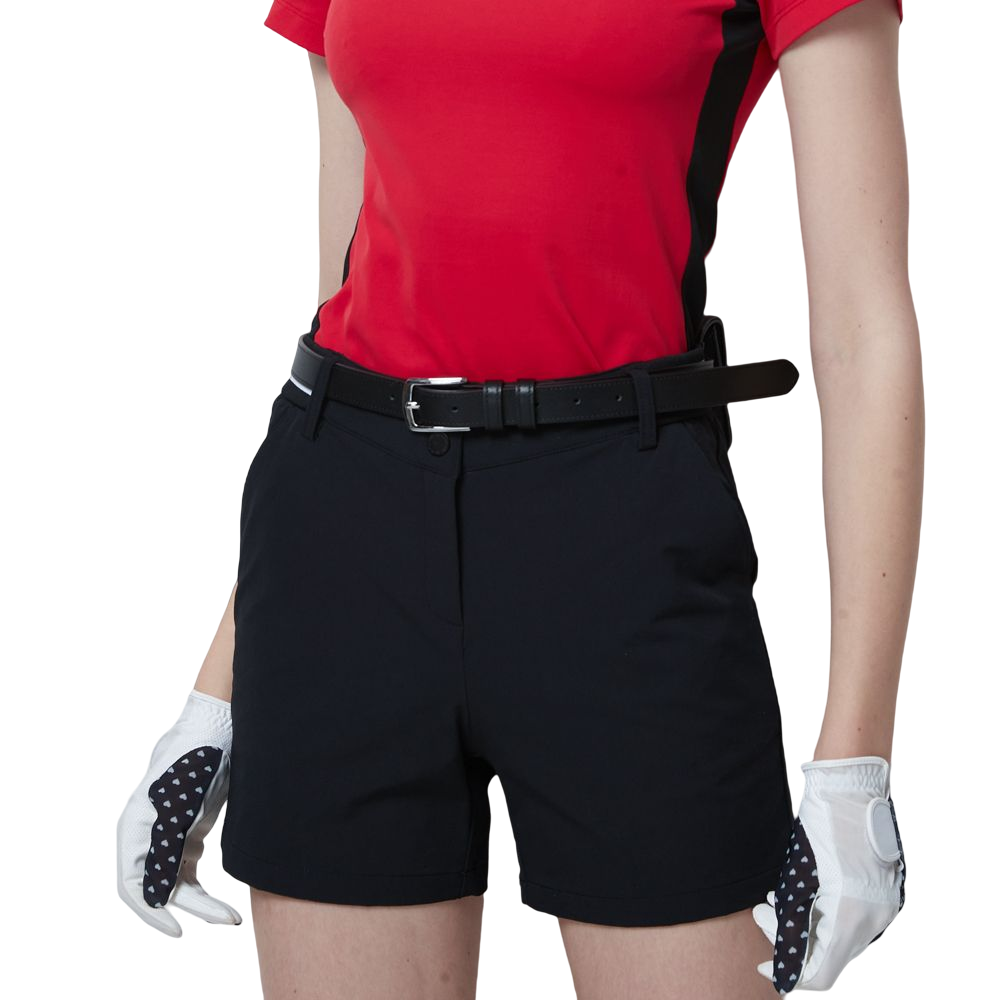 GoPlayer女高爾夫萬用腰包皮帶(黑)