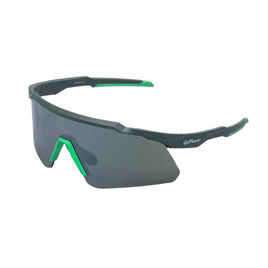 GoPlayer sports sunglasses (silver frame with mercury plated)