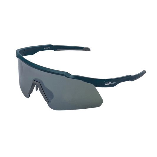 GoPlayer sports sunglasses (blue frame with mercury plated lenses)