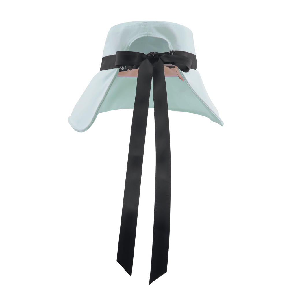 GoPlayer女大帽簷摺叠遮陽帽(淺藍)