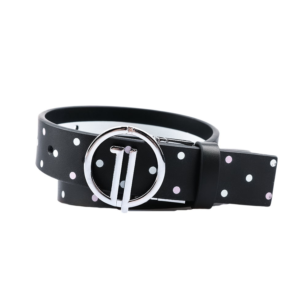 GoPlayer women's double-sided sliding buckle belt (28mm white color)