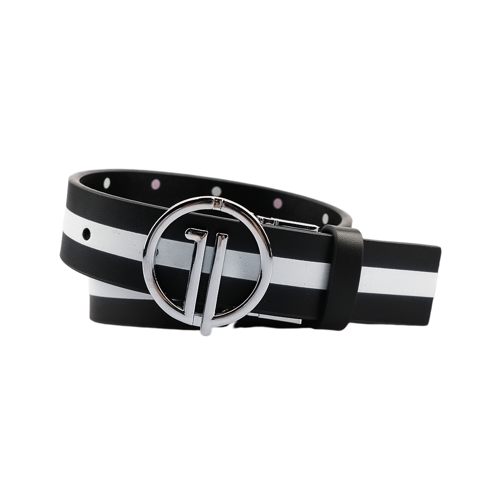 GoPlayer women's double-sided sliding buckle belt (28mm white color)