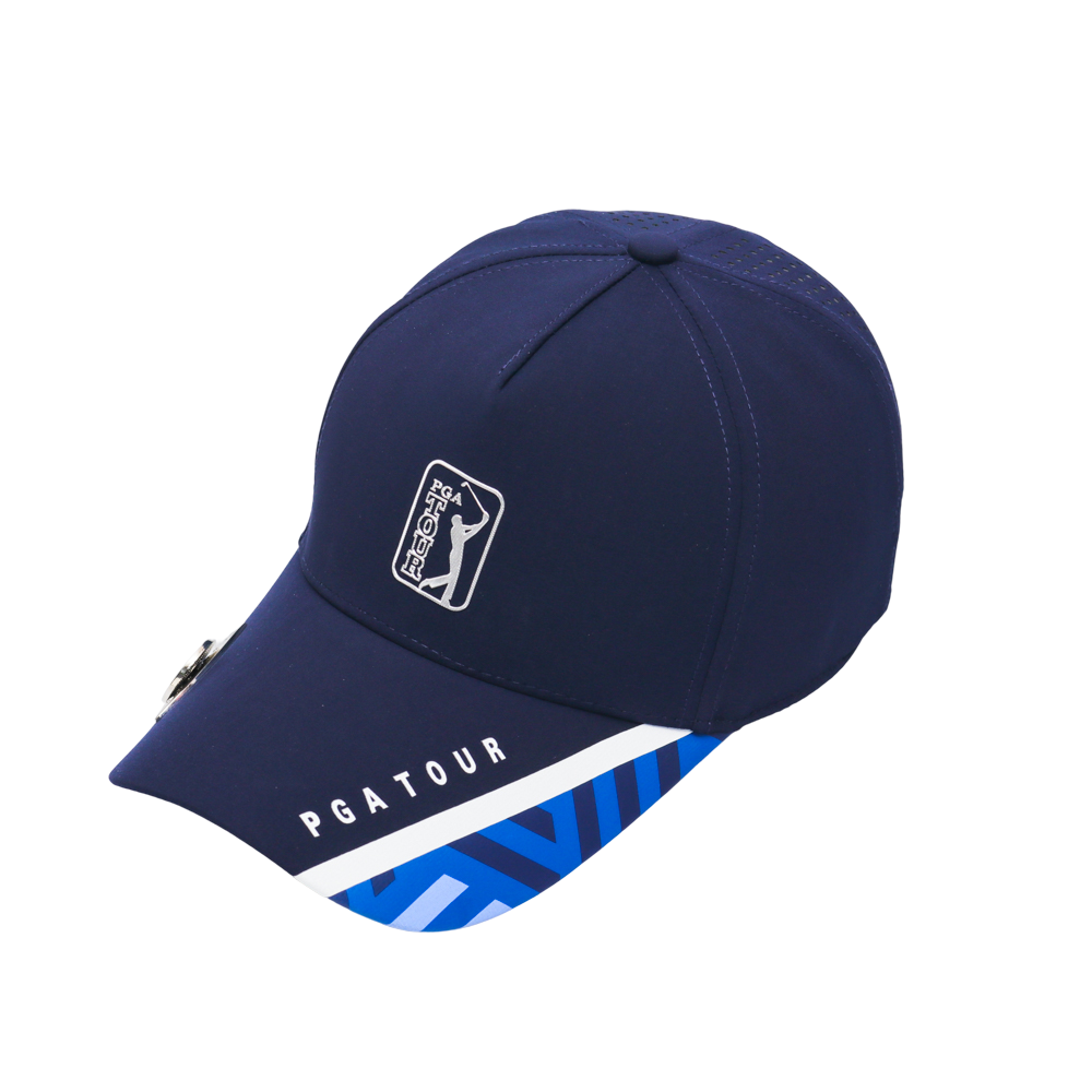 PGA TOUR高爾夫印花球標帽(藏青)