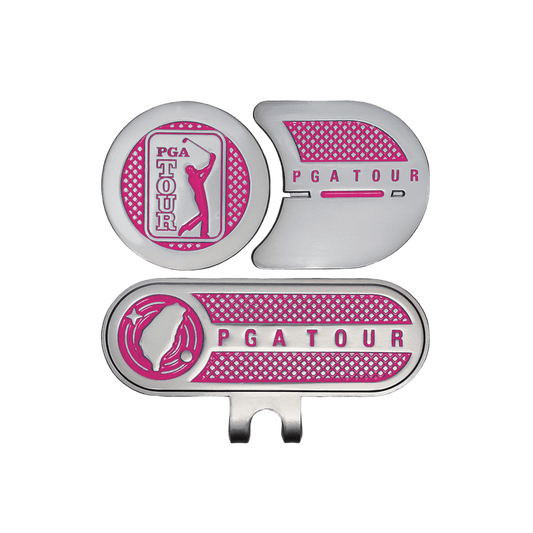 PGA Golf Ball Marker (Magenta)