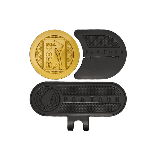 PGA Golf Ball Marker (Black)