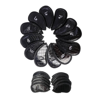 GoPlayer Plaid 3D Iron Set (All Black)