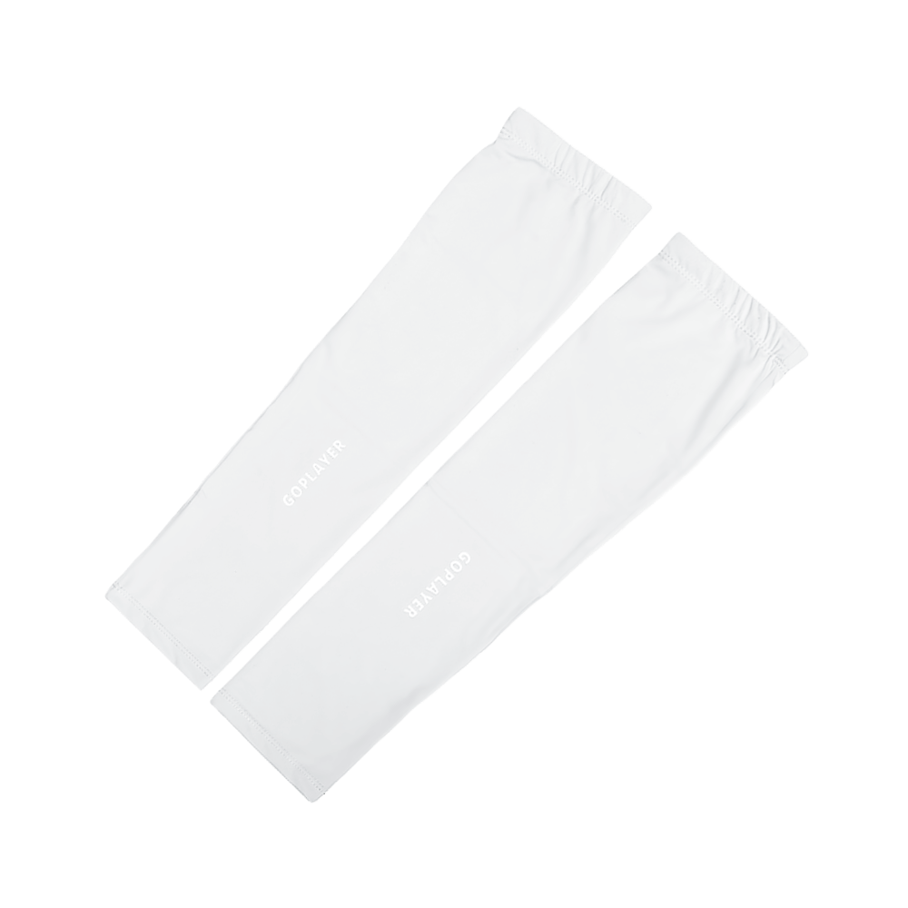 GoPlayer女涼感防曬袖套(白)