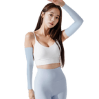 GoPlayer女涼感防曬袖套(淺藍)