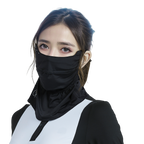 GoPlayer時尚透氣防曬面罩(黑)