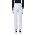 GoPlayer Women's High Waist Elastic Golf Pants (White)