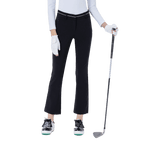 GoPlayer Women's High Waist Elastic Golf Pants (Black)