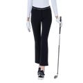GoPlayer女高腰彈性高爾夫長褲(黑)