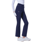 GoPlayer女高腰彈性高爾夫長褲(鈷藍)2024