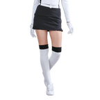 GoPlayer女彈性腰高爾夫褲裙(黑)