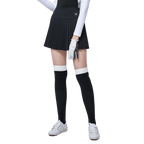 GoPlayer Women's Elastic Golf Pants Skirt (Black)