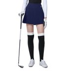 GoPlayer Women's Elastic Golf Pants Skirt (Dark Blue)