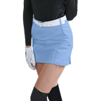 GoPlayer女彈性腰高爾夫褲裙(淺藍)