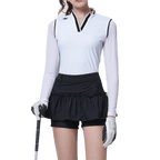 GoPlayer女連身防曬袖套衣(白)