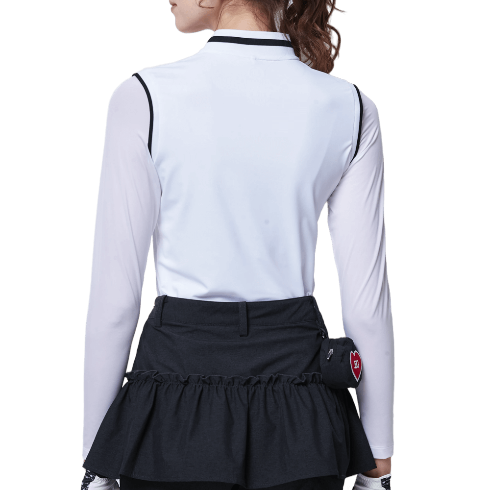 GoPlayer女連身防曬袖套衣(白)