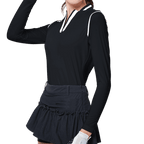 GoPlayer女連身防曬袖套衣(黑)