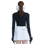 GoPlayer女高爾夫長袖防曬袖套衣(黑)