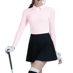 GoPlayer女高爾夫長袖防曬袖套衣(粉)
