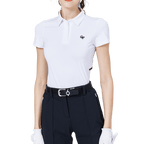 GoPlayer レディース クール＆通気性 半袖Tシャツ (ホワイト)