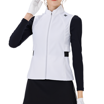 GoPlayer Women's Golf Waterproof Sports Vest (White)