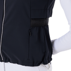 GoPlayer女高爾夫防潑水運動背心(黑)