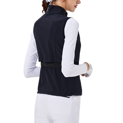 GoPlayer Women's Golf Waterproof Sports Vest (Black)