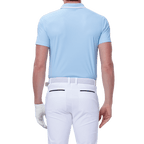 GoPlayer男沖孔彈性高爾夫短褲(白)