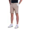 GoPlayer男沖孔彈性高爾夫短褲(卡其)2025