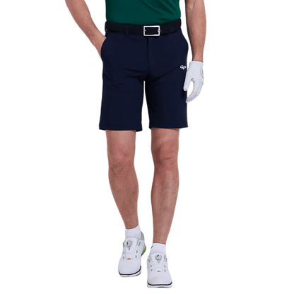 GoPlayer男沖孔彈性高爾夫短褲(藏青)