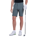 GoPlayer男沖孔彈性高爾夫短褲(深灰)2025