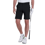 GoPlayer男沖孔彈性高爾夫短褲(黑)2025