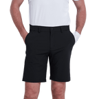 GoPlayer男沖孔彈性高爾夫短褲(黑)2025