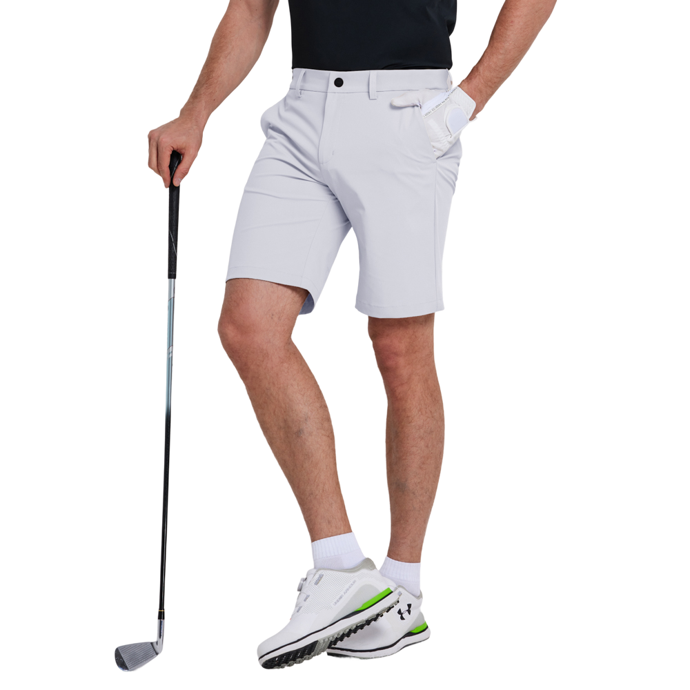 GoPlayer elastic waist quick-drying golf shorts (white)