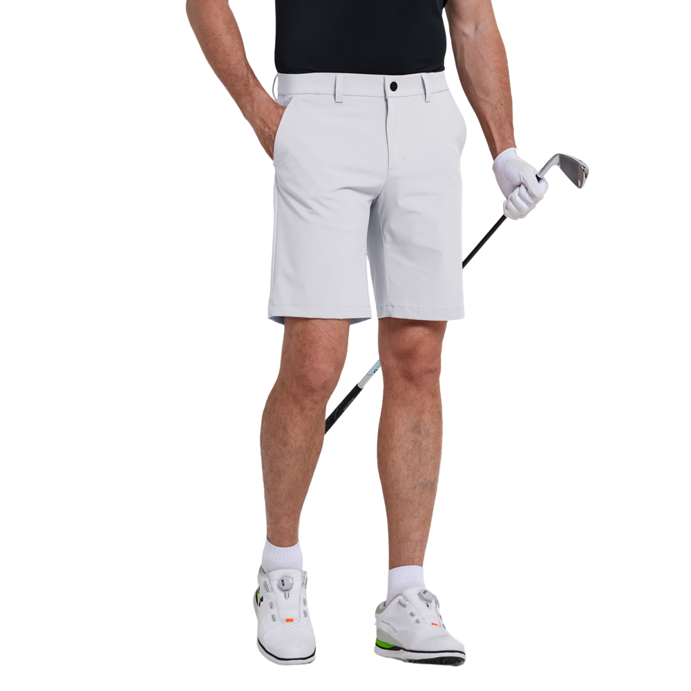 GoPlayer elastic waist quick-drying golf shorts (white)