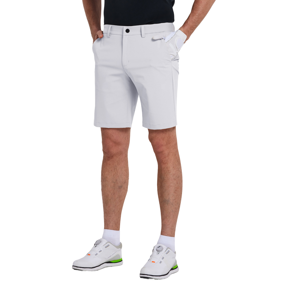 GoPlayer elastic waist quick-drying golf shorts (white)