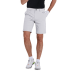 GoPlayer男彈性腰高爾夫短褲(白)