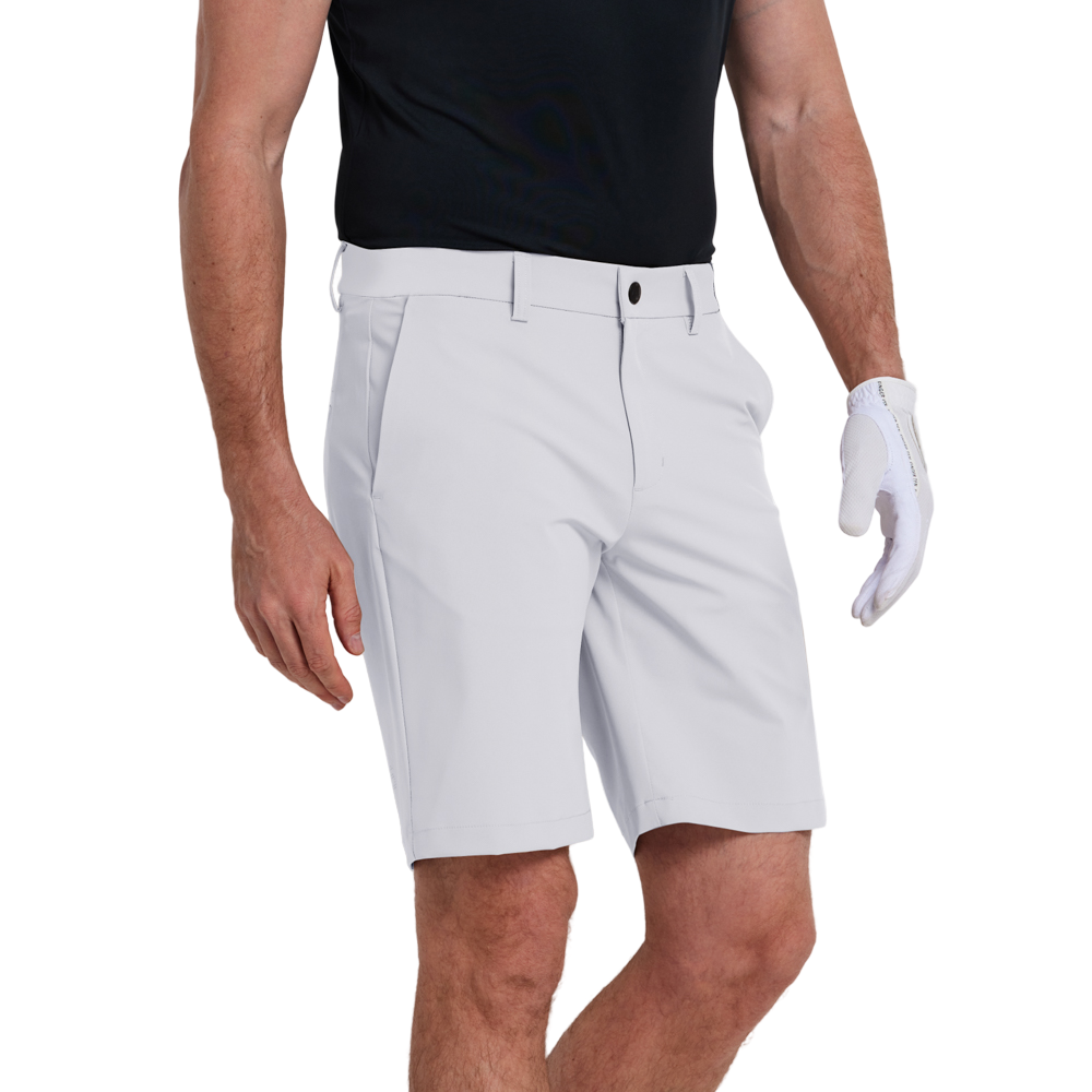 GoPlayer elastic waist quick-drying golf shorts (white)