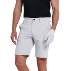 GoPlayer彈性腰圍快乾高爾夫短褲(白)