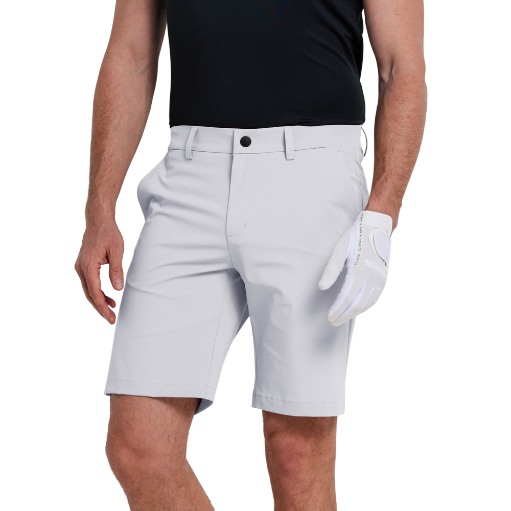 GoPlayer elastic waist quick-drying golf shorts (white)
