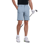 GoPlayer男彈性腰高爾夫短褲(水手藍)